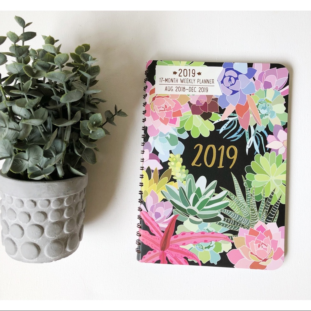 Succulent 2018-2019 Planner